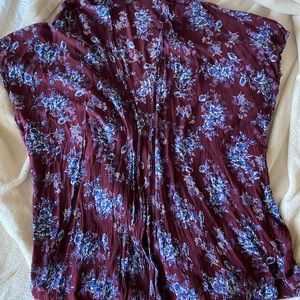 Flower pattern shawl